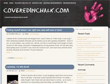 Tablet Screenshot of coveredinchalk.com